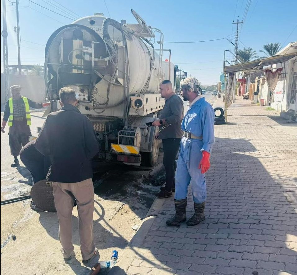 السيطرة على مياه الأمطار في محافظة صلاح الدين