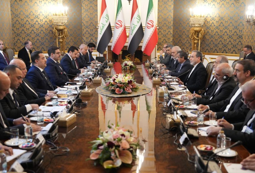 اجتماع رئيس الوزراء مع الرئيس الإيراني