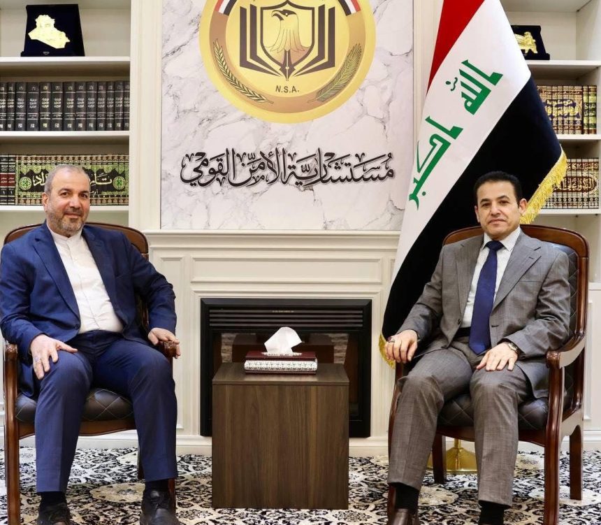 الأعرجي والسفير الإيراني يبحثان مستجدات الأوضاع الدولية والإقليمية