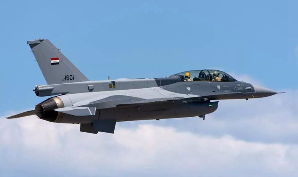 طائرات F-16 العراقية تستهدف مفرزة إرهابية في وادي زغيتون بكركوك