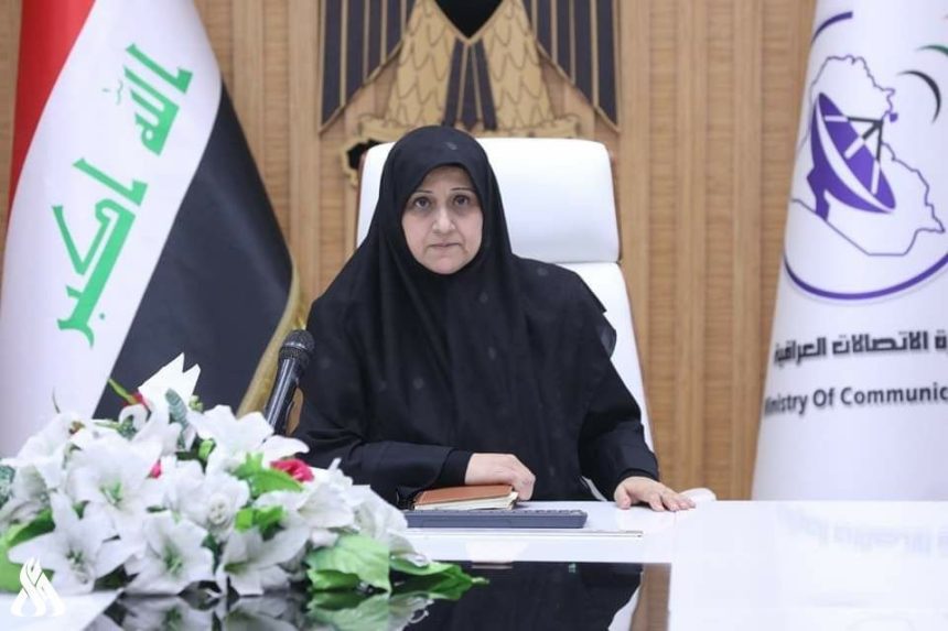 وزيرة الاتصالات: نجحنا بزيادة سعات الانترنت المارة في العراق إلى 1800كيكا