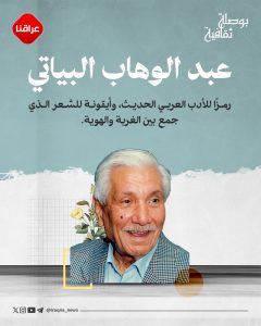 الشاعر العراقي عبد الوهاب البياتي