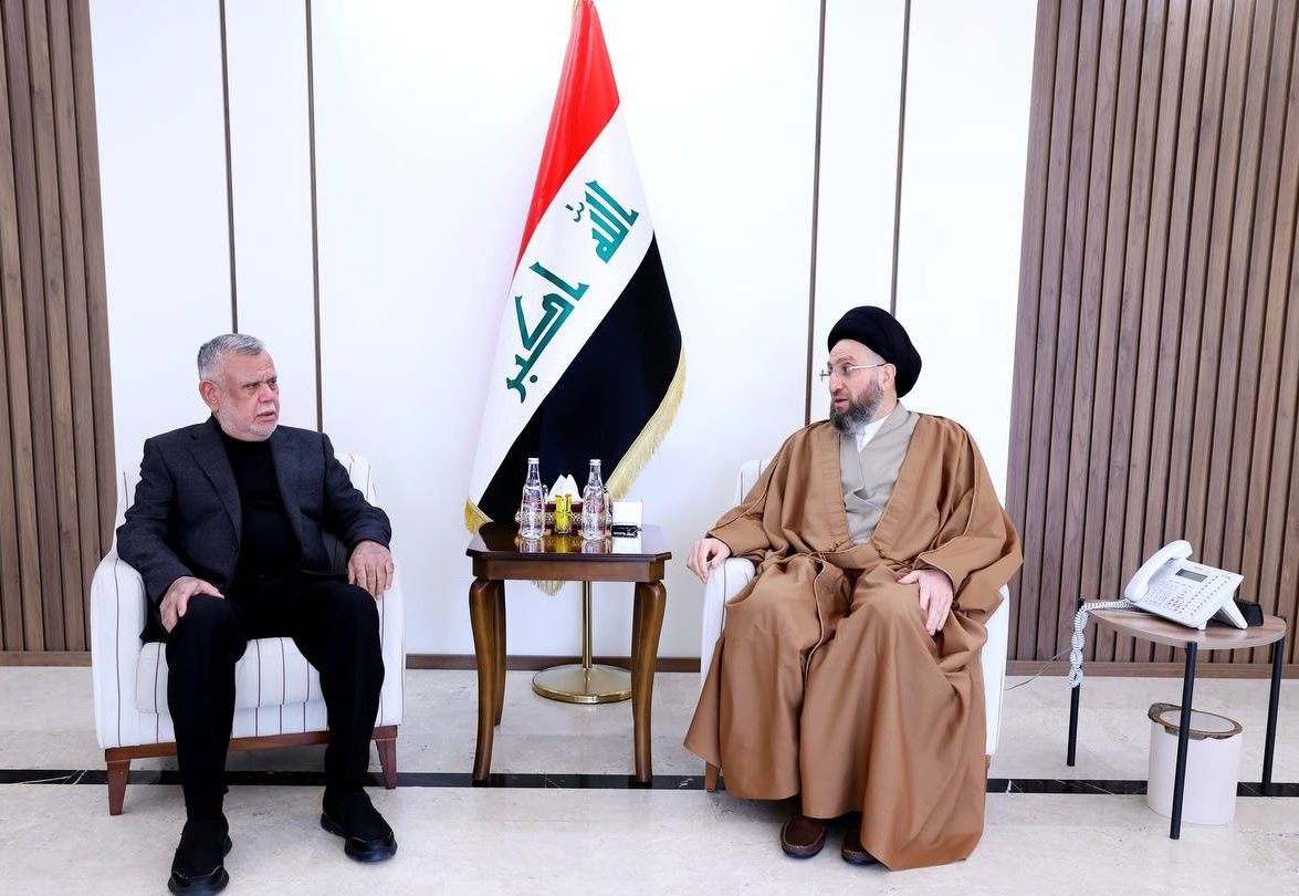 السيد الحكيم والعامري يجددان دعم الحكومة في مسارها الخدمي والتنموي