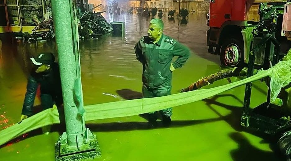 وزير الداخلية يوجه باستنفار جميع الجهود لسحب مياه الأمطار