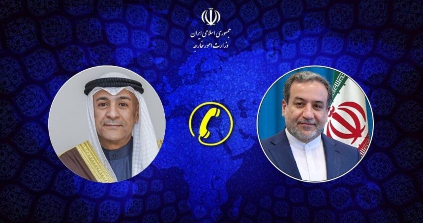 اتصال هاتفي بين عراقجی والأمين العام لمجلس التعاون لدول الخليج الفارسي