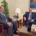 بحث سفير جمهورية العراق لدى القاهرة ومندوبها الدائم لدى جامعة الدول العربية، قحطان الجنابي، اليوم الثلاثاء، مع الأمين العام المساعد لجامعة الدول العربية