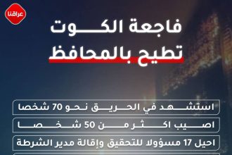 فاجعة الکوت تطیح بالمحافظ