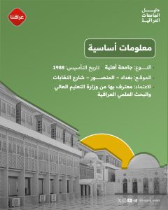 دليل الجامعات العراقية جامعة التراث