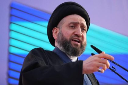 رئيس تيار الحكمة الوطني، السيد عمار الحكيم، اليوم الأحد،