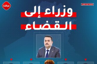 وزراء الی القضاء