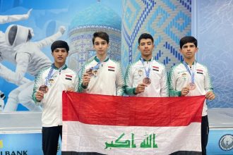 أشبال العراق يحصدون برونزيتين في بطولة آسيا للمبارزة