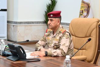 رئيس اللجنة الأمنية العليا للانتخابات نائب قائد العمليات المشتركة الفريق أول الركن قيس المحمداوي