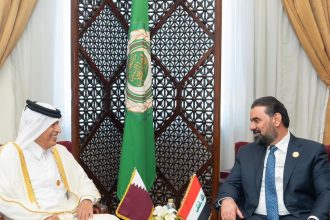 رئيس البرلمان ونظيره القطري يؤكدان أهمية دعم الجهود الرامية