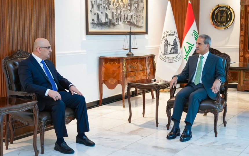 القاضي زيدان يبحث مع وزير التخطيط إدراج مشاريع بناء دور القضاء ضمن خطة الوزارة